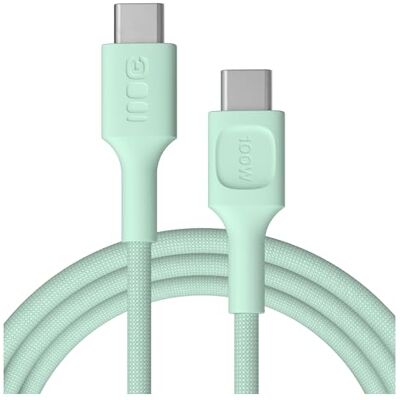 Green Cell PowerStream USB-C kabel 200 cm 100 W PD – extra lång USB-C-laddkabel, flätad nylon, 480 Mbps dataöverföring, perfekt för soffa, kontor och hemmakontor (mynta, 200) Green Cell PowerStream USB-C kabel 200 cm 100 W PD – extra lång USB-C-laddkabel, flätad nylon, 480 Mbps dataöverföring, perfekt för soffa, kontor och hemmakontor (mynta, 200)