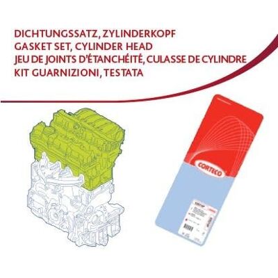 Corteco Topplockspackningssats - Peugeot, Citroën Corteco Topplockspackningssats - Peugeot, Citroën