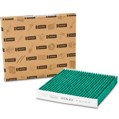 Denso ClearAir+ kabinfilter (artikelnummer DCF816A) 5-lagersfiltrering med antibakteriellt skydd, tar bort upp till 99% av alla bakterier och virus Denso ClearAir+ kabinfilter (artikelnummer DCF816A) 5-lagersfiltrering med antibakteriellt skydd, tar bort upp till 99% av alla bakterier och virus