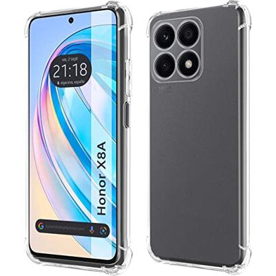 Tumundosmartphone Genomskinligt silikonfodral för Huawei Honor X8a Tumundosmartphone Genomskinligt silikonfodral för Huawei Honor X8a