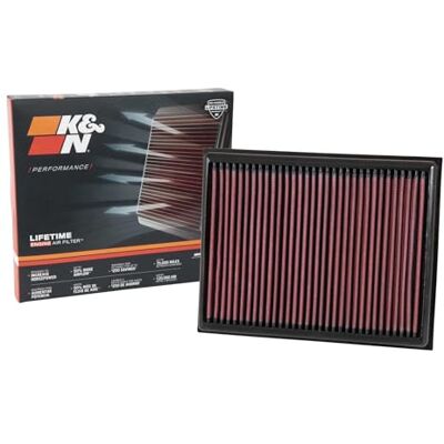 K&N motorluftfilter: Hög prestanda, premium, tvättbar, panelfilter: 2015-2019 (X220d, X250d, Navara, NP300, NP300 Navara, Alaskan), 33-3059 K&N motorluftfilter: Hög prestanda, premium, tvättbar, panelfilter: 2015-2019 (X220d, X250d, Navara, NP300, NP300 Navara, Alaskan), 33-3059
