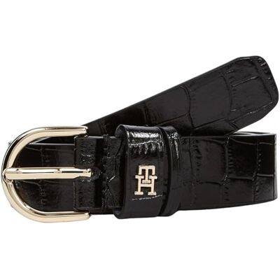 Tommy Hilfiger kvinnors ESSENTIAL EFFORTLESS 2.5 CROC GO AW0AW17755, svart, 70, svart (svart), 70 Tommy Hilfiger kvinnors ESSENTIAL EFFORTLESS 2.5 CROC GO AW0AW17755, svart, 70, svart (svart), 70
