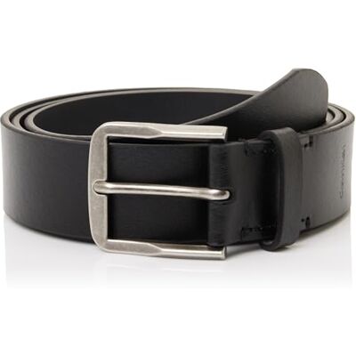 Calvin herr klassisk platt spännare 35 mm LV04D7055G bälten, svart (svart/antik silver), 105, Svart (svart/antik silver), 105 Calvin herr klassisk platt spännare 35 mm LV04D7055G bälten, svart (svart/antik silver), 105, Svart (svart/antik silver), 105