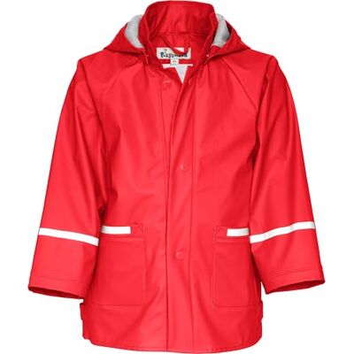 Playshoes Regnjacka Unisex Barn Vind- och vattentät Regnrock Regnkläder, rot, 128 Playshoes Regnjacka Unisex Barn Vind- och vattentät Regnrock Regnkläder, rot, 128