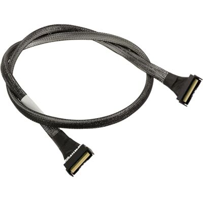 KALEA-INFORMATIQUE PCIe 5.0-kabelkabel med MCIO 8i, 74-stifts hane till hane, längd 80 cm. MCIO 74 Pin x8 PCIe Gen 5 KALEA-INFORMATIQUE PCIe 5.0-kabelkabel med MCIO 8i, 74-stifts hane till hane, längd 80 cm. MCIO 74 Pin x8 PCIe Gen 5