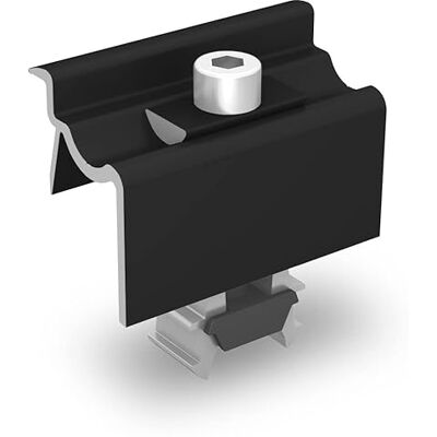 K2 Systems Universell Endklemme - Montering av solcellspanel - Svart K2 Systems Universell Endklemme - Montering av solcellspanel - Svart