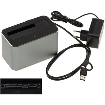 KALEA-INFORMATIQUE USB 3.0 5G docking Station för SAS 2.5 eller 3.5 med SFF-8482-kontakt, USB A- eller C-inteface, 12 V 3A strömförsörjning, aluminiumstruktur KALEA-INFORMATIQUE USB 3.0 5G docking Station för SAS 2.5 eller 3.5 med SFF-8482-kontakt, USB A- eller C-inteface, 12 V 3A strömförsörjning, aluminiumstruktur