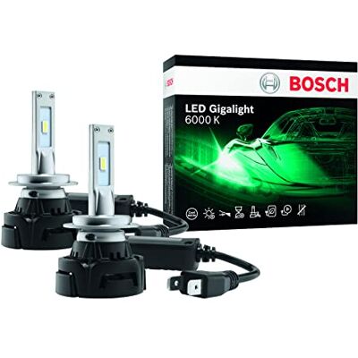 Bosch ~H7 LED Gigalight bilglödlampor 12V 30W, kallvit 6000K set med 2 LED-lampor endast för användning off-road Bosch ~H7 LED Gigalight bilglödlampor 12V 30W, kallvit 6000K set med 2 LED-lampor endast för användning off-road