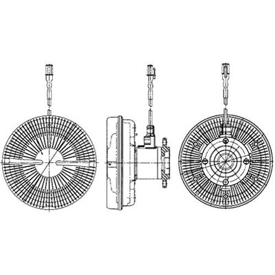 MAHLE CFC 203 000P fläktkoppling premium linje MAHLE CFC 203 000P fläktkoppling premium linje