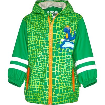 Playshoes Unisex barn regnjacka vind och vattentät regnrock regnkläder, Dino, 80 Playshoes Unisex barn regnjacka vind och vattentät regnrock regnkläder, Dino, 80