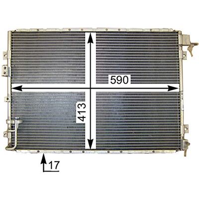 MAHLE AC 421 000P A/C-kondensator premium linje MAHLE AC 421 000P A/C-kondensator premium linje
