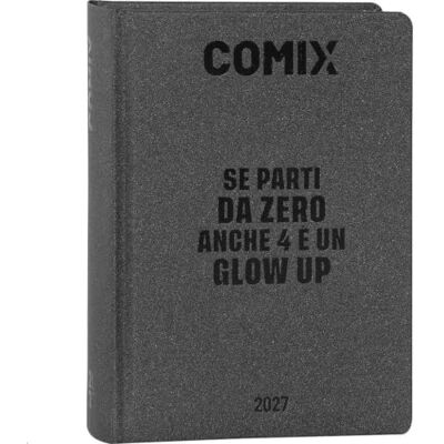 COMIX Dagbok 2027 16 månader, dagbok för mellanstadiet och gymnasiet, med hårt fodral, 576 sidor med grafik och serier, perfekt för pojkar och flickor, ministorlek 11 x 15,3 cm COMIX Dagbok 2027 16 månader, dagbok för mellanstadiet och gymnasiet, med hårt fodral, 576 sidor med grafik och serier, perfekt för pojkar och flickor, ministorlek 11 x 15,3 cm