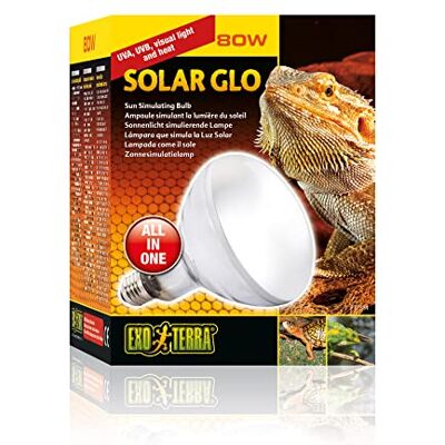 Exo Terra Solar Glo PT2334 Lampa, Vit, 80 watt Exo Terra Solar Glo PT2334 Lampa, Vit, 80 watt