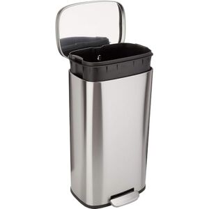Amazon Basics 30-L rostfritt stål pedal soppåse - Soppskål Amazon Basics 30-L rostfritt stål pedal soppåse - Soppskål