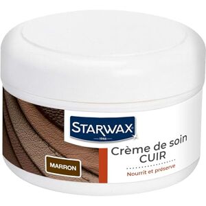 STARWAX Läderkräm Brun - Fuktar och värmer tonen - Lädervård STARWAX Läderkräm Brun - Fuktar och värmer tonen - Lädervård