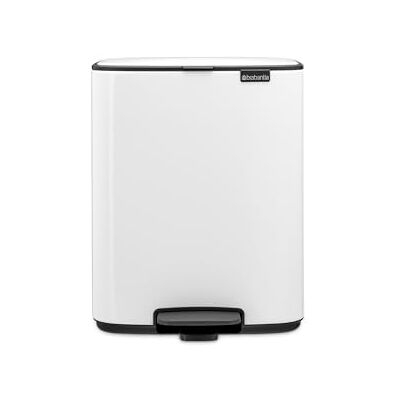 Brabantia Bo Pedal Bin, 12 Lite, mjuk stängning, inre plasthink vit Brabantia Bo Pedal Bin, 12 Lite, mjuk stängning, inre plasthink vit