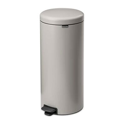 Brabantia Pedalkorg NewIcon 30L, stor kökskorg med mjukt stängande lock och pedalstöd med avtagbar hink, halkfri bas, ljusgrå, gratis perfectFit soppåsar Brabantia Pedalkorg NewIcon 30L, stor kökskorg med mjukt stängande lock och pedalstöd med avtagbar hink, halkfri bas, ljusgrå, gratis perfectFit soppåsar