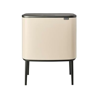 Brabantia Bo Touch Bin, Soft Beige, 2 innerhinkar (11 + 23L) Brabantia Bo Touch Bin, Soft Beige, 2 innerhinkar (11 + 23L)