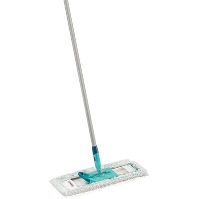Leifheit Profi XL bomullsmopp plus med premium aluminiumhandtag 140 cm, 42 cm stort platt golvmopphuvud, 360° universell fog för enkel styrning, mycket absorberande, mopp för sten- och kakelgolv Leifheit Profi XL bomullsmopp plus med premium aluminiumhandtag 140 cm, 42 cm stort platt golvmopphuvud, 360° universell fog för enkel styrning, mycket absorberande, mopp för sten- och kakelgolv
