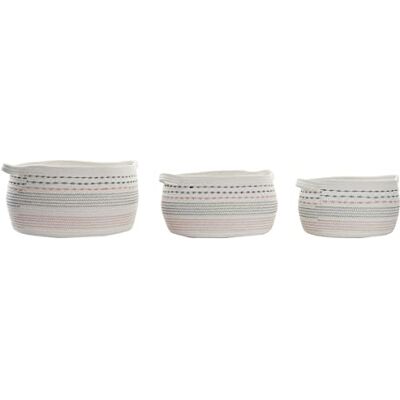 DKD Home Decor Uppsättning korgar, Standard DKD Home Decor Uppsättning korgar, Standard