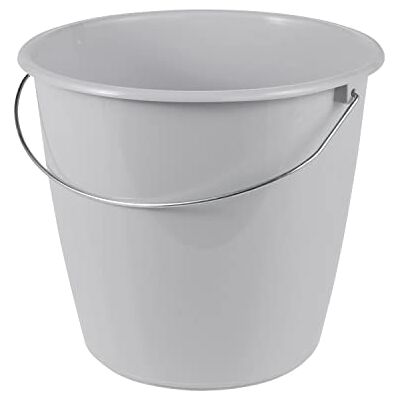 keeeper Erik hink med metallhängare, 5 l, polypropen, 24 x 24 x 20 cm, nordisk grå keeeper Erik hink med metallhängare, 5 l, polypropen, 24 x 24 x 20 cm, nordisk grå