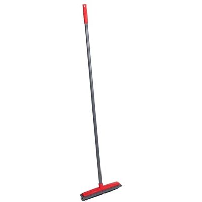 Dirt Devil Gummikvast – kvast djurhår – gummi – torkare med handtag – 120 cm – grå/röd Dirt Devil Gummikvast – kvast djurhår – gummi – torkare med handtag – 120 cm – grå/röd