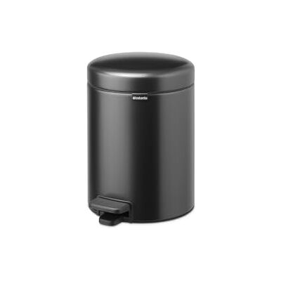 Brabantia Pedal Bin NewIcon, 5 l, Confident Grey Brabantia Pedal Bin NewIcon, 5 l, Confident Grey
