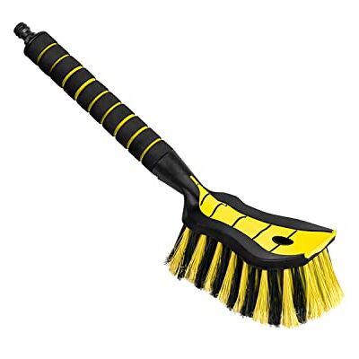 ToM PaR Biltvättsborste I Tvättborste I Vattenborste med slanganslutning I Borste med vattenanslutning I Tätt arrangerade borstar I Bekvämt handtag I Längd: 44 cm I Gul ToM PaR Biltvättsborste I Tvättborste I Vattenborste med slanganslutning I Borste med vattenanslutning I Tätt arrangerade borstar I Bekvämt handtag I Längd: 44 cm I Gul
