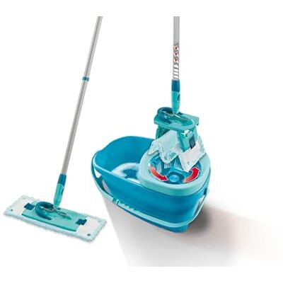 Leifheit Clean Twist M Ergo Scopa lavapavimenti, Set scopa lava pavimenti e secchio, Panno pavimenti con meccanismo di rotazione e tecnologia di centrifuga Leifheit Clean Twist M Ergo Scopa lavapavimenti, Set scopa lava pavimenti e secchio, Panno pavimenti con meccanismo di rotazione e tecnologia di centrifuga