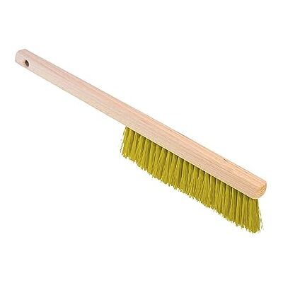 ToM PaR skrubbborste av trä ergonomiskt trähandtag täta borst inte repande okrossbart långt handtag deformeras inte för bilen för hushållet längd: 45 cm gul ToM PaR skrubbborste av trä ergonomiskt trähandtag täta borst inte repande okrossbart långt handtag deformeras inte för bilen för hushållet längd: 45 cm gul