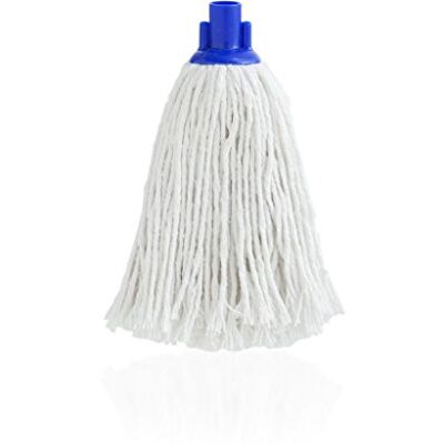 Maya Professional Tools 08007 mopp, bomull, 190 g, vit Maya Professional Tools 08007 mopp, bomull, 190 g, vit