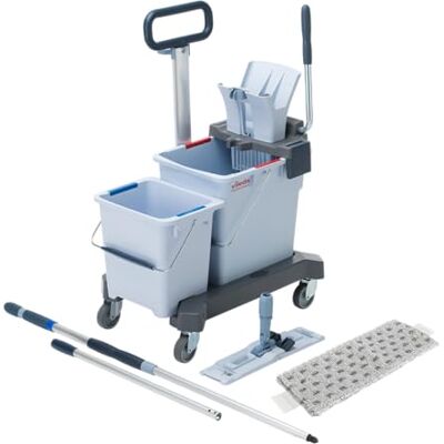 Vileda Professional UltraSpeed Pro dubbelhink redo att gå-kit, 60 x 38 cm Vileda Professional UltraSpeed Pro dubbelhink redo att gå-kit, 60 x 38 cm