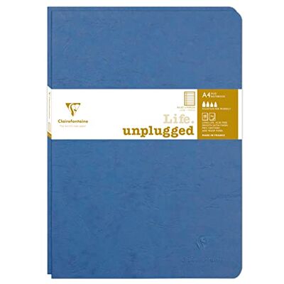 Clairefontaine 733074C Age Bag DUO set de 2 cahiers piqués 21x29,7cm 96p ligné + marge bleu Clairefontaine 733074C Age Bag DUO set de 2 cahiers piqués 21x29,7cm 96p ligné + marge bleu