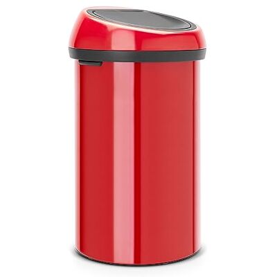 Brabantia Touch Bin, Passion Red, 60 Liter Brabantia Touch Bin, Passion Red, 60 Liter