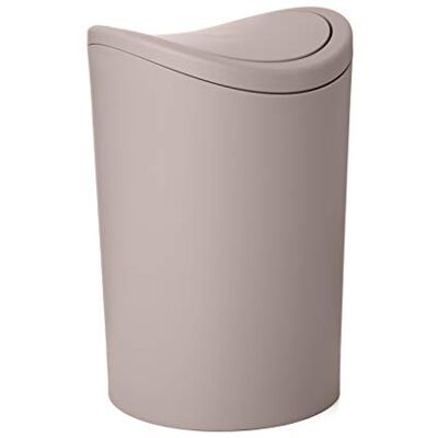 Tatay Soptunna med Svänglock för Badrum, med 6 L Kapacitet, för Hemmet Soptunna för Avfall Kompakt och Modern Design Hållbar Plast och Lätt att Rengöra Praktisk Avfallshantering Tatay Soptunna med Svänglock för Badrum, med 6 L Kapacitet, för Hemmet Soptunna för Avfall Kompakt och Modern Design Hållbar Plast och Lätt att Rengöra Praktisk Avfallshantering