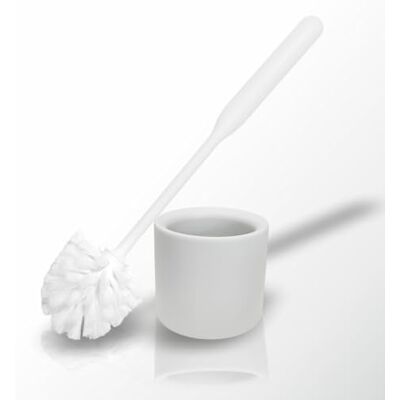 York - WC Brush with Holder - White - 35 x 11 cm - Toilet Brush York - WC Brush with Holder - White - 35 x 11 cm - Toilet Brush