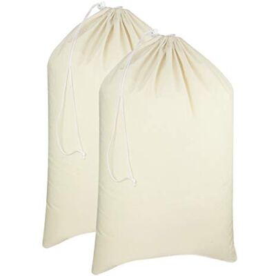 The Craft Cotton Bomullshantverk – 2-pack extra stora 100% bomullsduk slitstarka tvättväskor – naturlig bomull – 71 cm x 91 cm – mångsidig – multianvändning The Craft Cotton Bomullshantverk – 2-pack extra stora 100% bomullsduk slitstarka tvättväskor – naturlig bomull – 71 cm x 91 cm – mångsidig – multianvändning