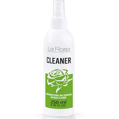 La Rosa LaRosa Nail CLEANER gelnaglar 250 ml SPRAY nagelfett – nagelavfettare för polsk, geler, hybrider och borstar – nagelrengörare La Rosa LaRosa Nail CLEANER gelnaglar 250 ml SPRAY nagelfett – nagelavfettare för polsk, geler, hybrider och borstar – nagelrengörare
