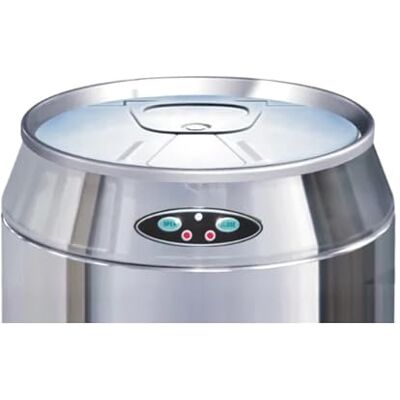 KITCHEN MOVE Runt automatiskt soplock can-modell silver KITCHEN MOVE Runt automatiskt soplock can-modell silver