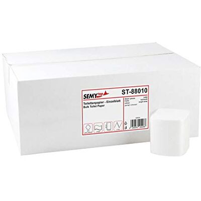 SemyTop Semy Top Toalettpapper - 9000 Ark, 2-Lagers, Vit SemyTop Semy Top Toalettpapper - 9000 Ark, 2-Lagers, Vit