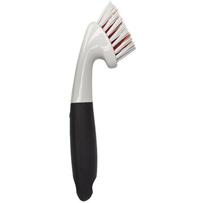 OXO Good Grips Murbruksborste Stadiga borststrån för noggrann rengöring, bekvämt halkfritt handtag, kompakt förvaring OXO Good Grips Murbruksborste Stadiga borststrån för noggrann rengöring, bekvämt halkfritt handtag, kompakt förvaring