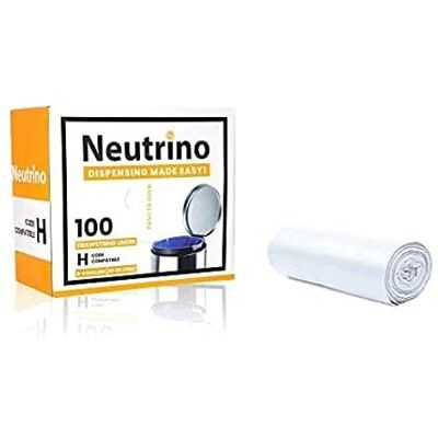 Neutrino soppåsar (100 st) 8-9 gallon foder – kraftiga papperspåsar i plast – kompatibla med Simple Human Code H papperskorgar Neutrino soppåsar (100 st) 8-9 gallon foder – kraftiga papperspåsar i plast – kompatibla med Simple Human Code H papperskorgar