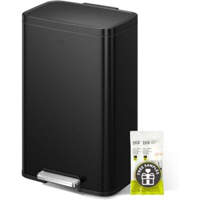 EKO Madison Sophink, 50 liter, med pedal och innerhink, mattsvart, fingeravtrycksbeständig finish EKO Madison Sophink, 50 liter, med pedal och innerhink, mattsvart, fingeravtrycksbeständig finish
