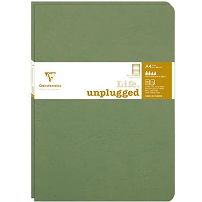 Clairefontaine 733073C Age Bag DUO set de 2 cahiers piqués 21x29,7cm 96p ligné + marge vert Clairefontaine 733073C Age Bag DUO set de 2 cahiers piqués 21x29,7cm 96p ligné + marge vert
