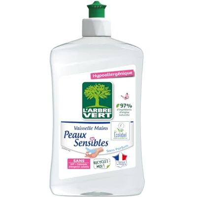 L'Arbre Vert diskmedel – känslig hud – 500 ml L'Arbre Vert diskmedel – känslig hud – 500 ml