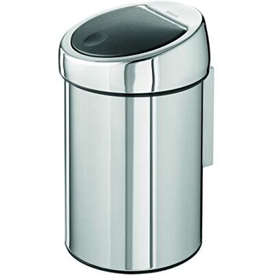 Brabantia Touch Bin, Brilliant Steel, 3 Liter Brabantia Touch Bin, Brilliant Steel, 3 Liter