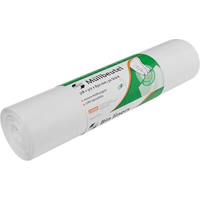 DEISS FIRST PLUS Soppåse av LDPE, 1A-material passar för trådnätkorg, 80 l, vit, 50 st./rulle DEISS FIRST PLUS Soppåse av LDPE, 1A-material passar för trådnätkorg, 80 l, vit, 50 st./rulle