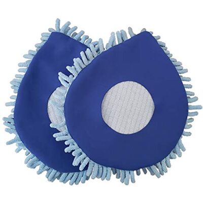 Chomp ! Mikrofiber mopp påfyllningspaket: 5 minuter renväggar 2-pack gigantisk nudelblå dammtrasa återanvändbar tvättbar, fönster/dörrkarmsrengörare och golvlist damm torr dammning dynor Chomp ! Mikrofiber mopp påfyllningspaket: 5 minuter renväggar 2-pack gigantisk nudelblå dammtrasa återanvändbar tvättbar, fönster/dörrkarmsrengörare och golvlist damm torr dammning dynor