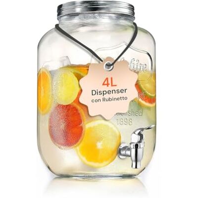 Avilia 4L Multi-Function Dryckesdispenser: Elegans och mångsidighet för alla tillfällen Perfekt för alkohol, alkohol och tvättmedel, med enkel rengöring Avilia 4L Multi-Function Dryckesdispenser: Elegans och mångsidighet för alla tillfällen Perfekt för alkohol, alkohol och tvättmedel, med enkel rengöring