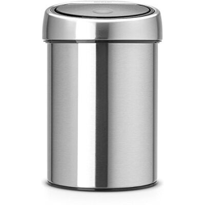 Brabantia Touch Bin, Matt Steel, 3 Liter Brabantia Touch Bin, Matt Steel, 3 Liter